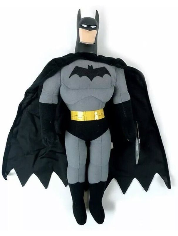 Photo 1 of 12" DC Batman Plush Stuffed Figure Kids Gift Toy Original Licensed SuperHeroes
