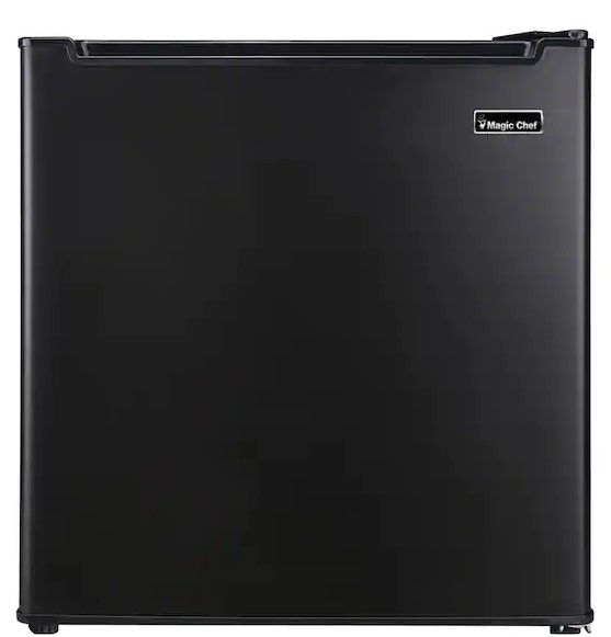 Photo 1 of 1.7 cu. ft. Freezerless Mini Fridge in Black
