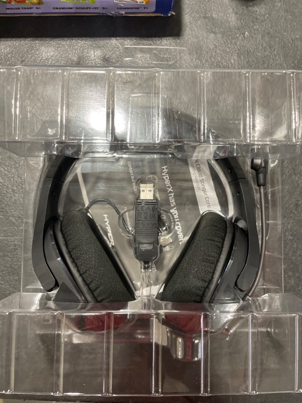 Photo 2 of HyperX Cloud Stinger Core – Wireless Lightweight Gaming Headset, DTS Headphone:X spatial audio, Noise Cancelling Microphone, For PC, Black Black Wireless Stinger Core