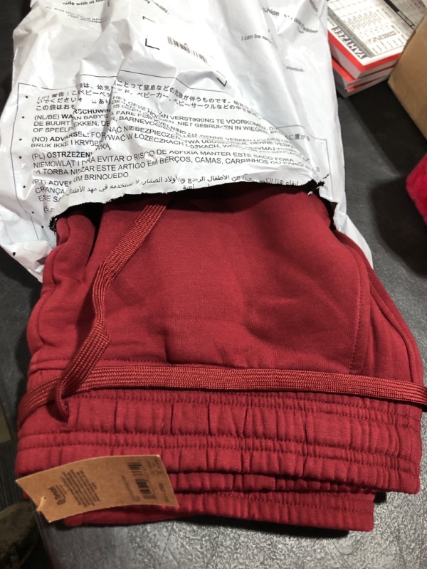 Photo 2 of Amazon Aware Women's Fleece Sweatpants (Available in Plus Size) Large Dark Red