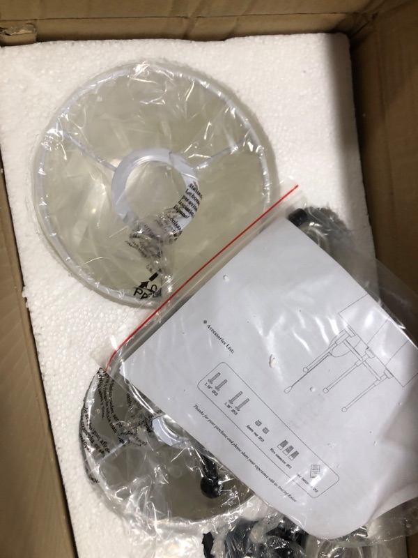 Photo 1 of 3-Light Black Wall Lighting Fixture with White Fabric Drum Shade, Modern Pull String Wall Sconce Lamp for Hotel Corridor Living Room Bedroom E26 20045 3-Light 20045