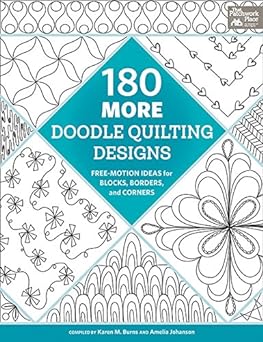 Photo 1 of 180 More Doodle Quilting Designs: Free-Motion Ideas for Blocks, Borders, and Corners