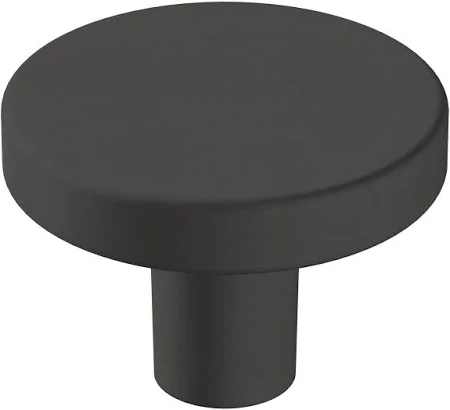 Photo 1 of 30 Ct. Round Cabinet/Drawer Pull Handles- Black Matte