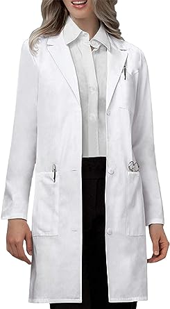 Photo 1 of [Size M] Ladies Lab Coat with 2 Pockets- White