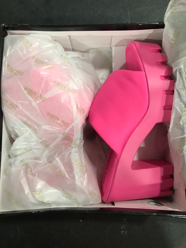 Photo 2 of [Size 10] Cape Robbin Echoya Heel- Hot Pink