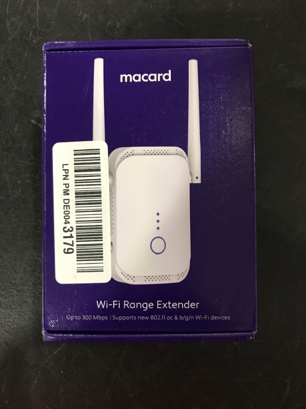 Photo 1 of NEW Macard 300MBPS WiFI Range Extender For 2.4G
