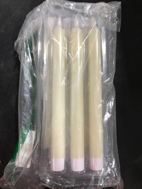 Photo 2 of 6 Pack of Long Flameless Taper Candles