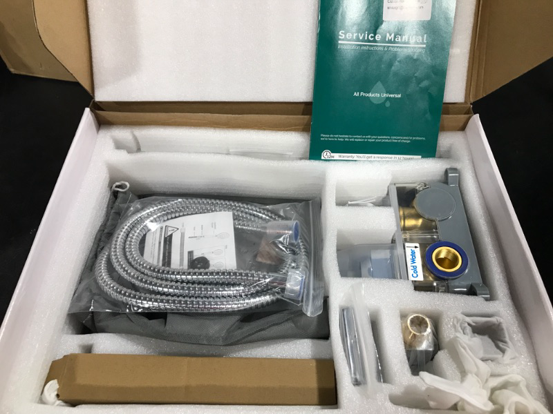 Photo 2 of 2 Function Shower System,Shower Faucet Set Complete for Bathroom,Rain Shower Head with Handheld Sprayer Set,Shower Valve Included,Brushed Nickel