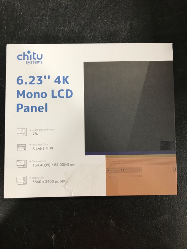 Photo 4 of Chitu Systems Anycubic Photon Mono 4K Original LCD Screen Replacement 6.23 inch With 3480*2400 Resolution