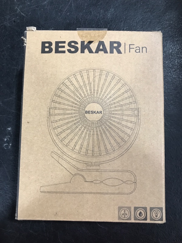 Photo 2 of Beskar Usb Powered Clip On Fan,360° Rotation Quiet Stroller Fan With Strong Air
