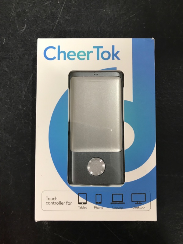 Photo 2 of Cheerdots Bluetooth Presentation Clicker Wireless Presenter, Air Mouse with Red Light Presentation Remote for Mac, Windows, iPad OS and Android, Space Gray