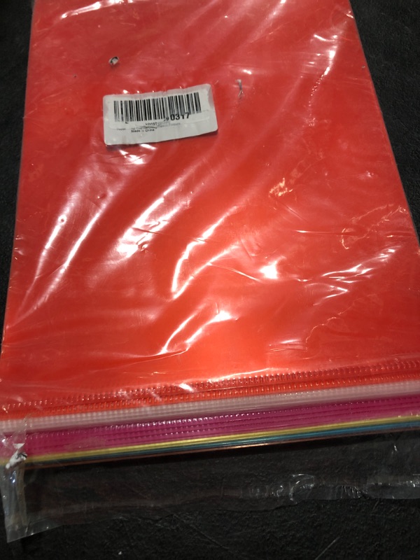 Photo 2 of 42 Pcs A4 Clear Plastic Folders, Colored Plastic Wallets for File Paper Cover, A4 Plastic Sleeves Wallets for Protection Files, Clear Plastic Project Pockets for Work, Report, Project, Presentation