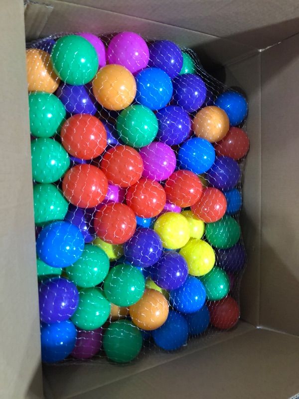 Photo 2 of bebikim Kids Ball Pit Balls 100 + 50 Count Plastic Play Pit Balls for Baby Ball Pit,150 BPA Free Colorful Pool Balls for Playpen,Kids Playhouse Party Decoration - Tent Tunnels Pit Balls (2.2") 150 balls