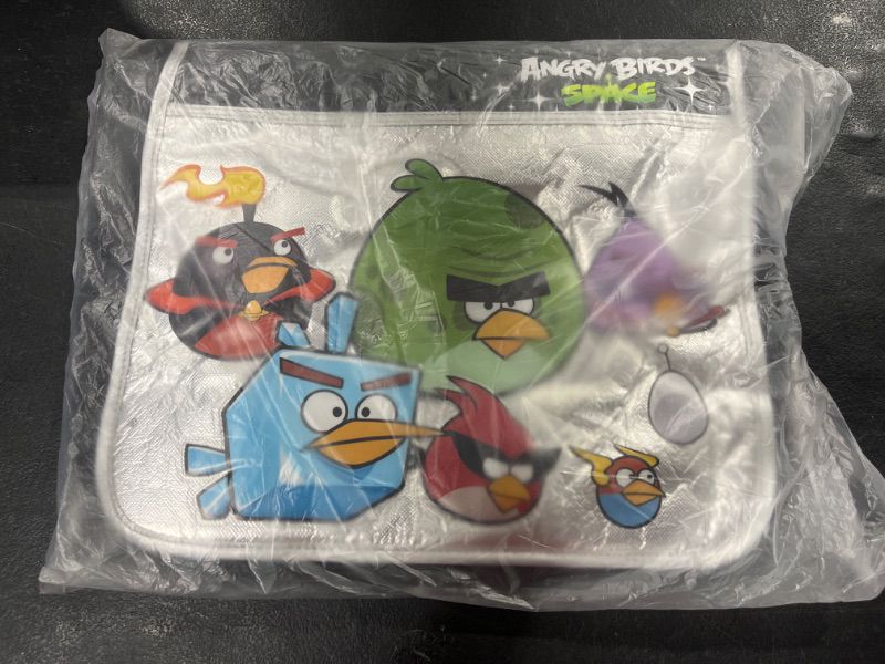 Photo 1 of Angry Birds in Space Full Lineup Blue Colored Full Size Kids Messenger Bag
