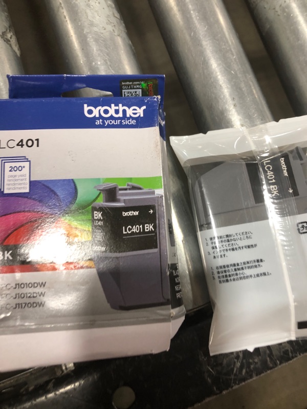 Photo 2 of Brother Genuine LC401BK Standard Yield Black Ink Cartridge