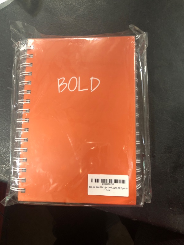 Photo 2 of Bold and Brave 2-Pack, Journals, Hardcover Spiral, (Notebook, Diary), 200 pages, A5