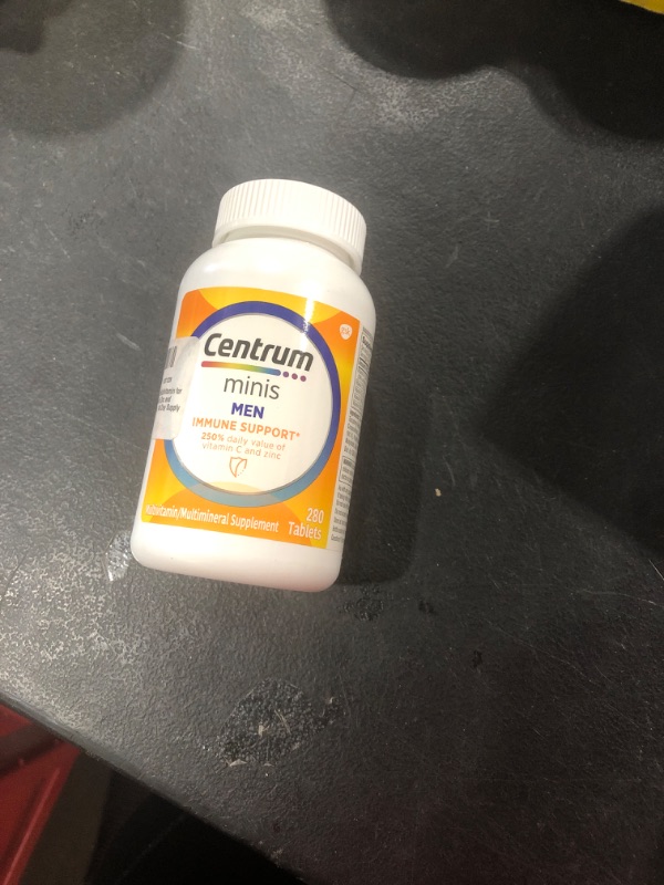 Photo 2 of Centrum Minis Men's Daily Multivitamin for Men for Immune Support with Zinc and Vitamin C, 280 Mini Tablets, 140 Day Supply