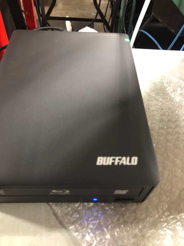 Photo 2 of BUFFALO MediaStation Desktop 16x External Blu-ray Drive for PC with USB 3.0. Plays and Burns Blu-Rays, DVDs, and CDs.