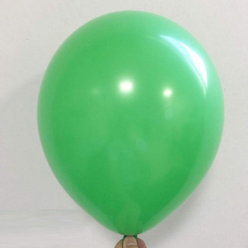 Photo 1 of 100pcs/lot 10inch 2.2g Latex Balloon Inflatable Air Balls Children's Birthday Party Balloons Wedding Decoration Float Balls (Dark Green)
