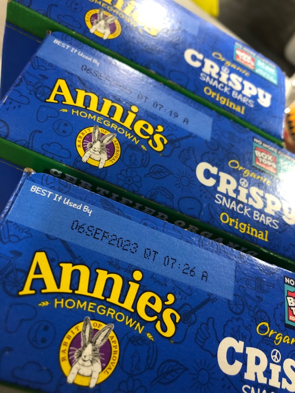 Photo 2 of (3 PACKS) Annie's Organic Original Crispy Snack Bars, Gluten Free, 3.9 oz, 5 ct 