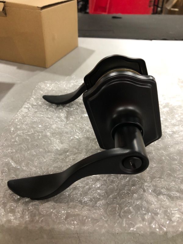 Photo 1 of 1 piece door handle- black