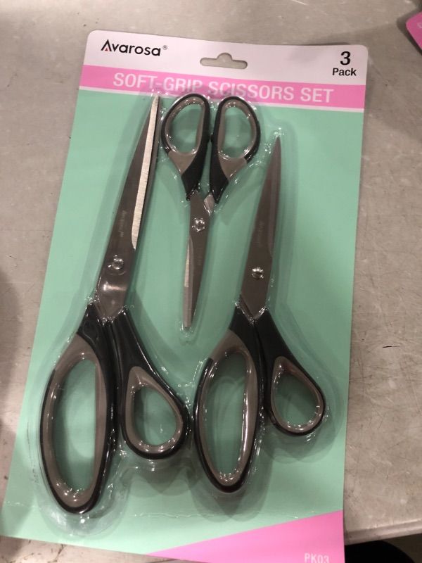 Photo 1 of SOFT GRIP SCISSORS SET