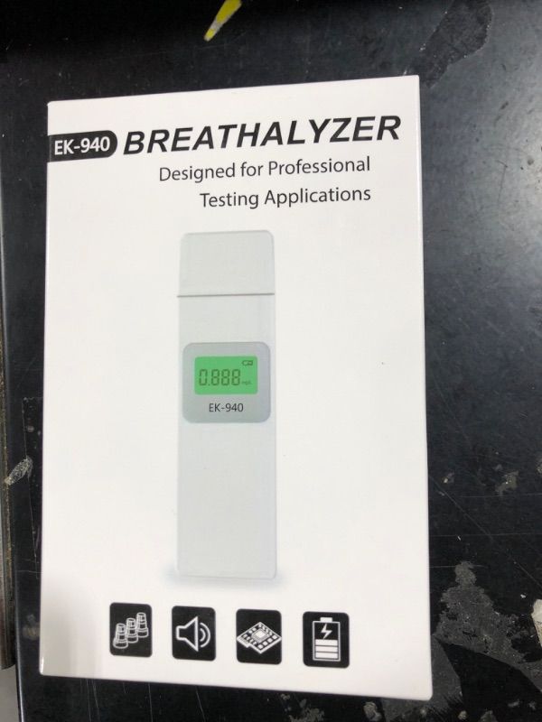 Photo 2 of Breathalyzer - JondKeile Alcohol Test USB Rechargeable, High Precision, LED Display Auto Power Off, Sound Alarm, Portable Breath Alcohol Tester for Personal & Professional Use