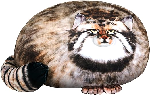 Photo 1 of Cat Stuffed Animals Plush Pillow, Fox Plush Pillow, Raccoon Plush Pillow, Blob Soft Cat Body Pillow Plushies, Kitten Plush Throw Pillow Plush Toys Gift for Girls Boys (Medium - 16inch) 