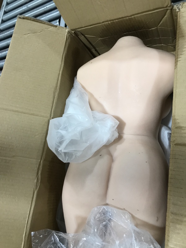 Photo 2 of 44LB Sex Doll Male Masturbator with Realistic Female Torso, 3-in-1 Pocket Pussy Ass Male Stroker Toy with Large Breasts, Vaginal and Anal,Realistic Adult Sex Doll for Men 44 Pound