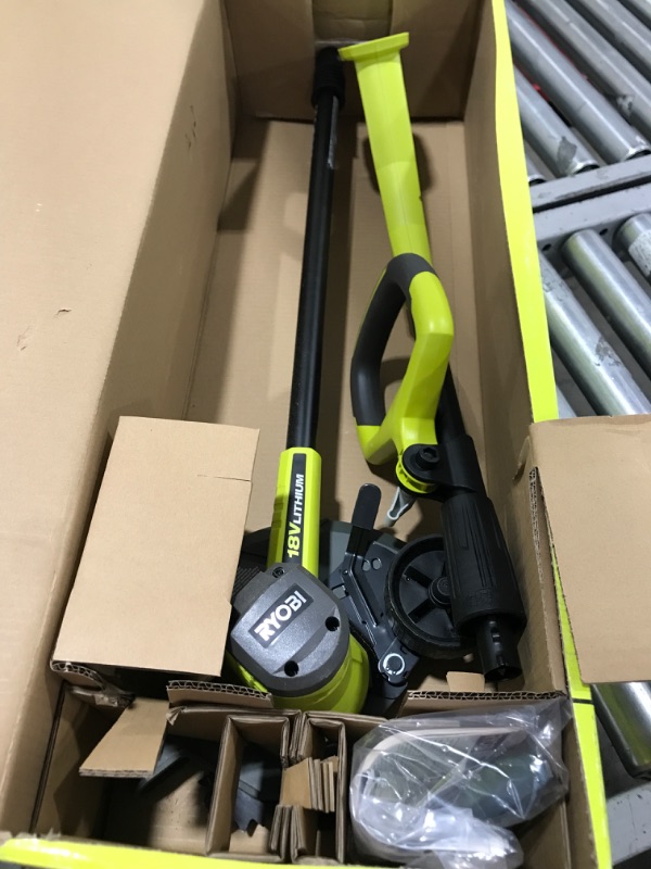 Photo 2 of 18-Volt Lithium-Ion Cordless String Trimmer/Edger - 4.0 Ah Battery and Charger Included