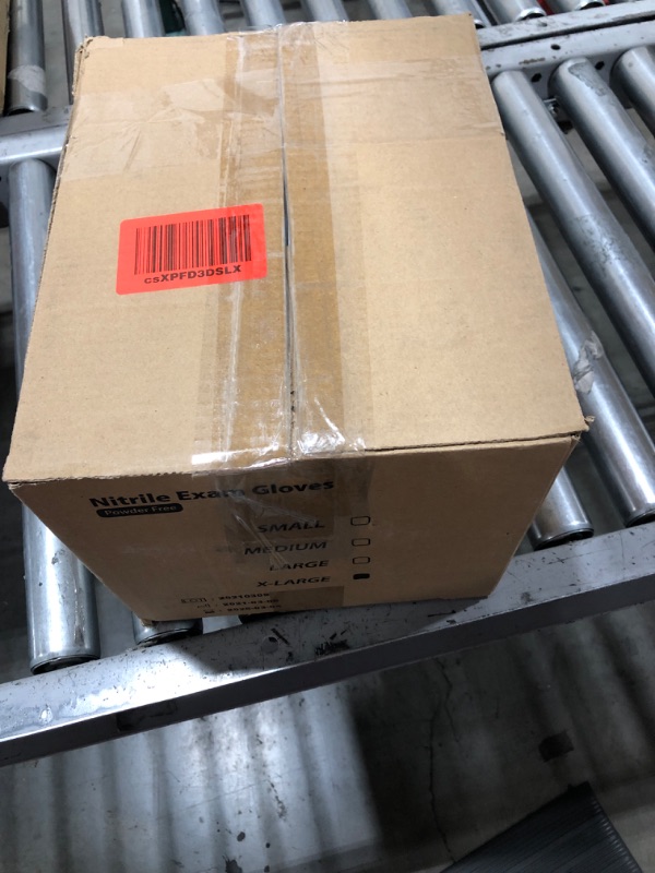 Photo 1 of Style Setter Powder-Free Nitrile Disposable Exam Gloves, Industrial Medical Examination, Latex Free Rubber, Non-Sterile, Food Safe, Ultra-Strong, Blue - Size Extra Large,100 Count(Pack of 10)