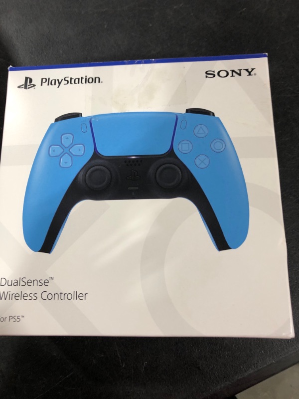 Photo 1 of Sony PS5CONDTRBLU PlayStation 5 DualSense Wireless Controller - Starlight Blue