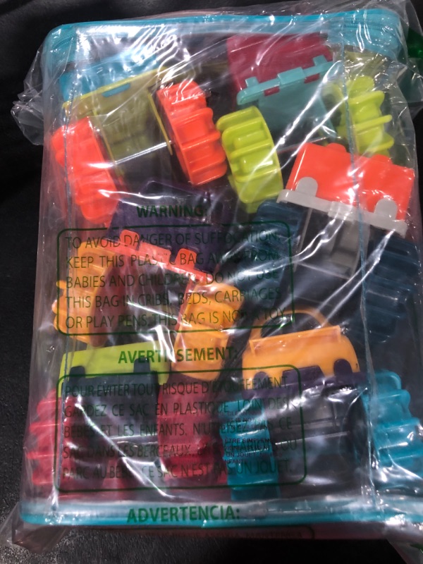 Photo 1 of Battat Mini Monster Trucks – Set of 6 Mini Trucks for Toddlers in Storage Bag for 2 years +
