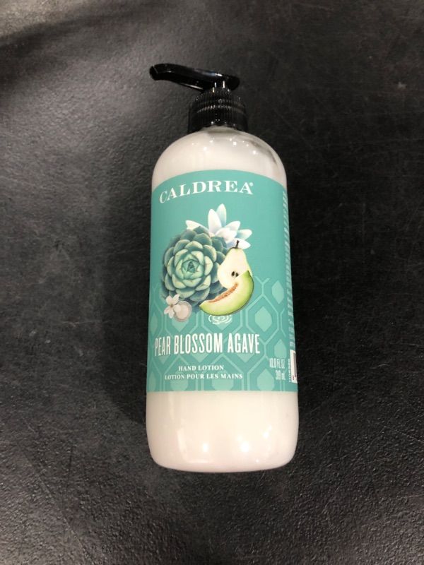 Photo 2 of Caldrea Hand Lotion, For Dry Hands, Made with Shea Butter, Aloe Vera, and Glycerin and Other Thoughtfully Chosen Ingredients, Pear Blossom Agave Scent, 10.8 oz 10.8 Fl Oz (Pack of 1)