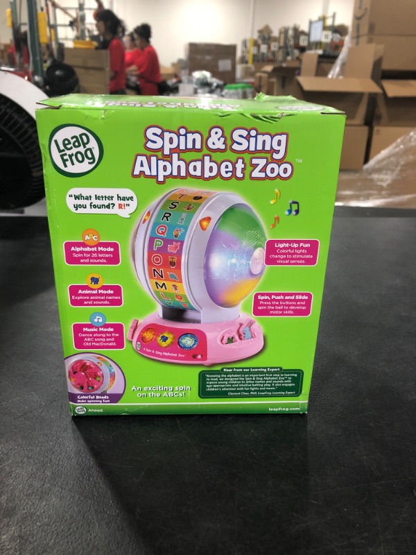 Photo 2 of LeapFrog Spin and Sing Alphabet Zoo Amazon Exclusive, Pink Pink Zoo