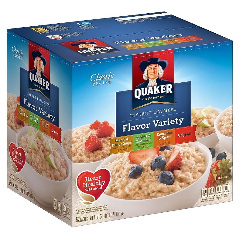 Photo 1 of 
Quaker Instant Oatmeal Variety Pack - 44 packets