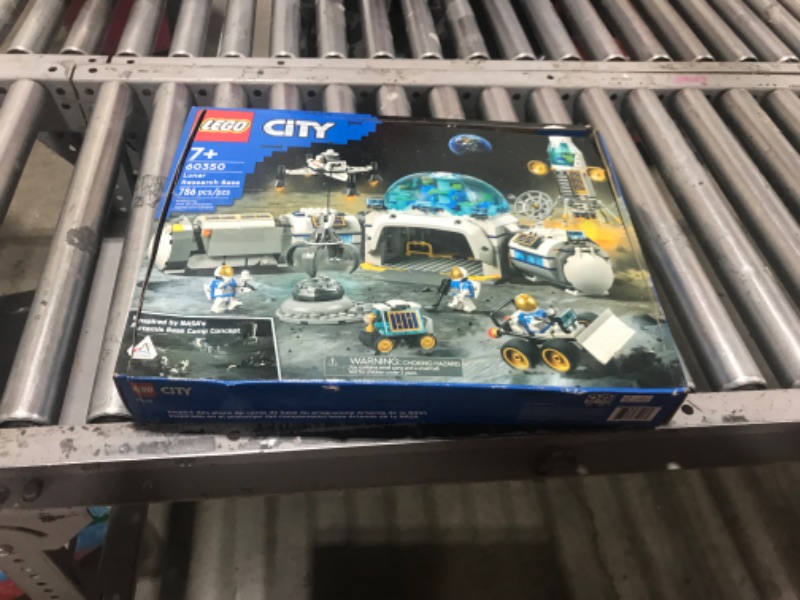 Photo 3 of City Space Lunar Research Base 60350 Building Toy Set for Kids, Boys, and Girls Ages 7+ (786 Pieces) Standard Packaging