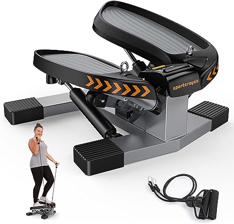 Photo 1 of Sportsroyals Stair Stepper with Resistance Band and Vertical Climber Exercise Machine for Home, More Than 300lbs Weight Capacity
