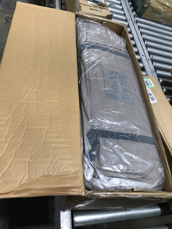 Photo 1 of TIMBER RIDGE 5 Person SUV Tent with Movie Screen Waterproof Portable for Car Jeep Van Camping, Includes Rainfly and Storage Bag, 10' W X 8' L X 7.6' H Khaki