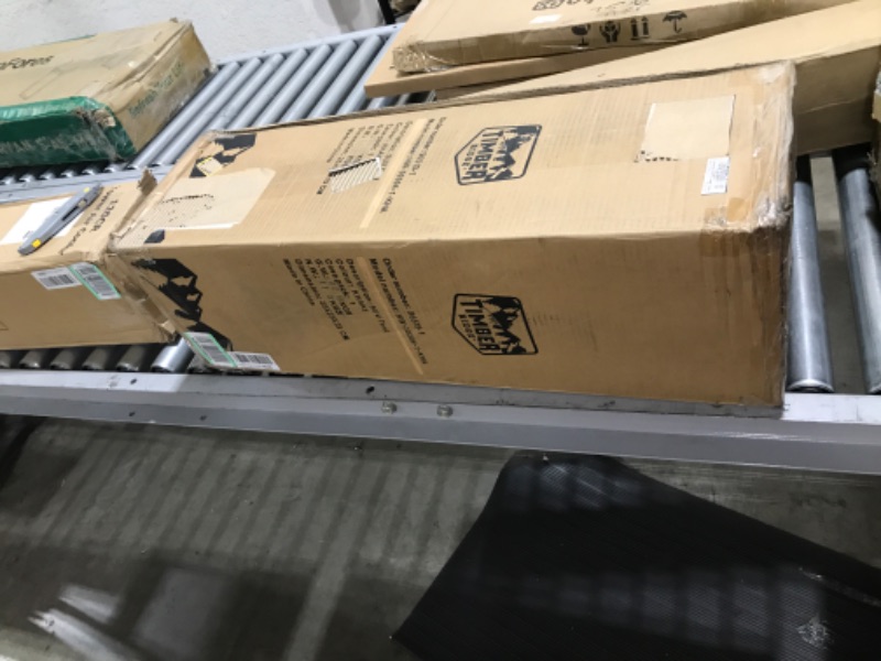 Photo 1 of TIMBER RIDGE 5 Person SUV Tent with Movie Screen Waterproof Portable for Car Jeep Van Camping, Includes Rainfly and Storage Bag, 10' W X 8' L X 7.6' H Khaki