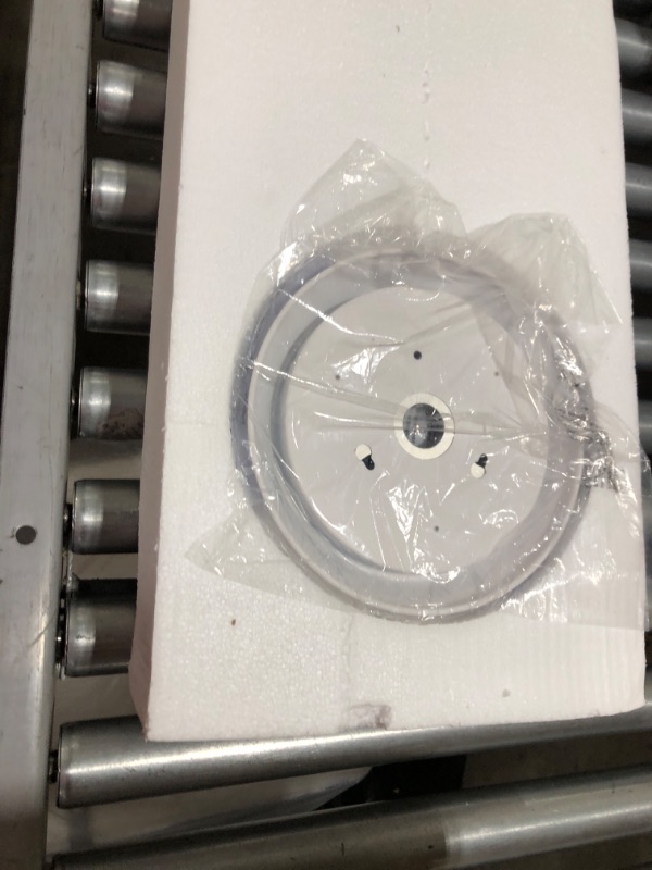 Photo 1 of REVOICI 52 Inch White Ceiling Fan with Lights and Remote Control,Dimmable Tri-Color Temperatures LED,Quiet Reversible Motor,3 Blades Modern Ceiling Fans for Indoor or Covered Outdoor Use White 52”