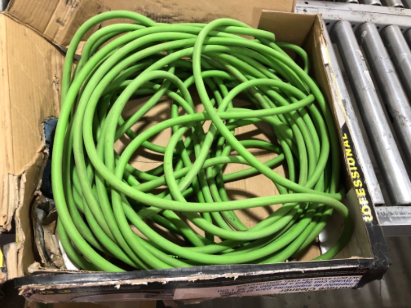 Photo 2 of YAMATIC Super Flexible Pressure Washer Hose 100FT 1/4", Kink Resistant Power Washer Hose Replacement for Flexzilla Uberflex Ryobi Genarac Troy Bilt Honda M22-14mm Rated 3200 PSI/Max 3700 PSI,Green Green 100 FT