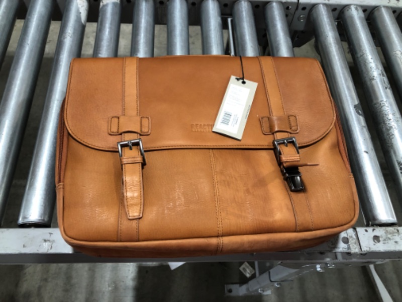 Photo 2 of Colombian Leather Flapover 15.6” Laptop Bag