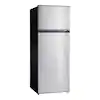 Photo 1 of 7.1 cu. ft. Top Freezer Refrigerator in Stainless Steel Look
