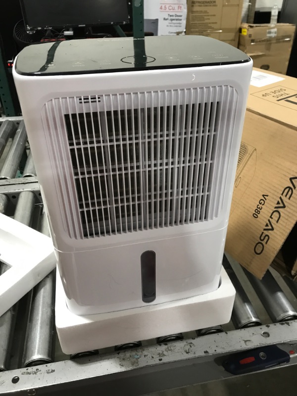 Photo 2 of 30 Pint Dehumidifiers for Home with Drain Hose, VEAGASO 2,500 Sq.Ft Dehumidifier for Basement, Large Room, Bathroom, Three Operation Modes, Intelligent Humidity Control, Dry Clothes, 24HR Timer
