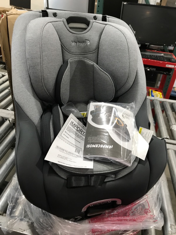 Photo 2 of Baby Jogger City Turn Rotating Convertible Car Seat | Unique Turning Car Seat Rotates for Easy in and Out, Phantom Grey