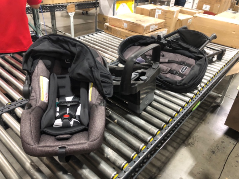 Photo 2 of Evenflo Pivot Modular Travel System with LiteMax Infant Car Seat with Anti-Rebound Bar (Casual Gray)
