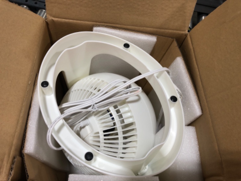 Photo 2 of  IRIS USA, Inc. PCF-HE18N WOOZOO Personal Circulator Fan, White, 