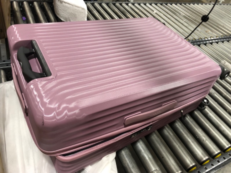 Photo 2 of  Travelpro Maxlite Air Hardside Expandable Luggage, 8 Spinner Wheels, Lightweight Hard Shell Polycarbonate, Orchid Pink Purple, Checked-Large 28-Inch 