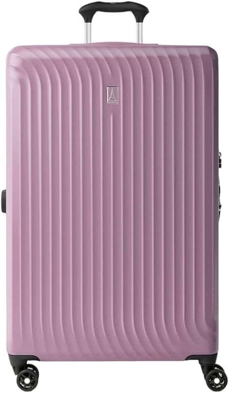 Photo 1 of  Travelpro Maxlite Air Hardside Expandable Luggage, 8 Spinner Wheels, Lightweight Hard Shell Polycarbonate, Orchid Pink Purple, Checked-Large 28-Inch 